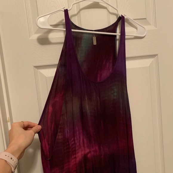 INDAH Pilar Open Side Maxi Dress Cosmic Tie Dye XS - Picture 7 of 8